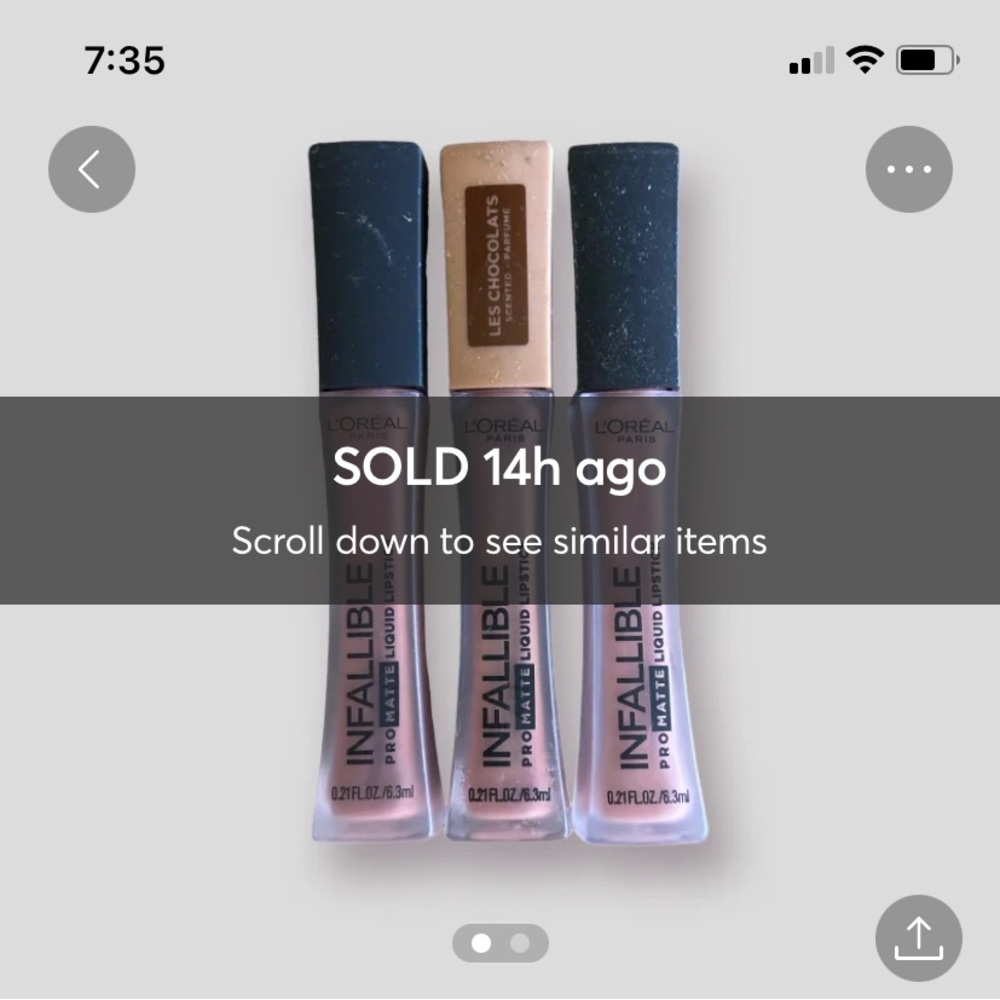 Infallible 3 L’Oreal lipsticks makeup